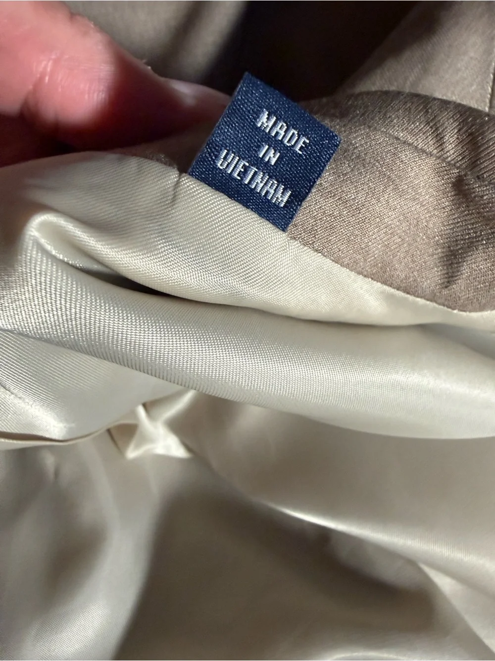 Nautica Men's Grant Bi-Stretch Suit Separate Jacket Only L54 W49 Light Brown